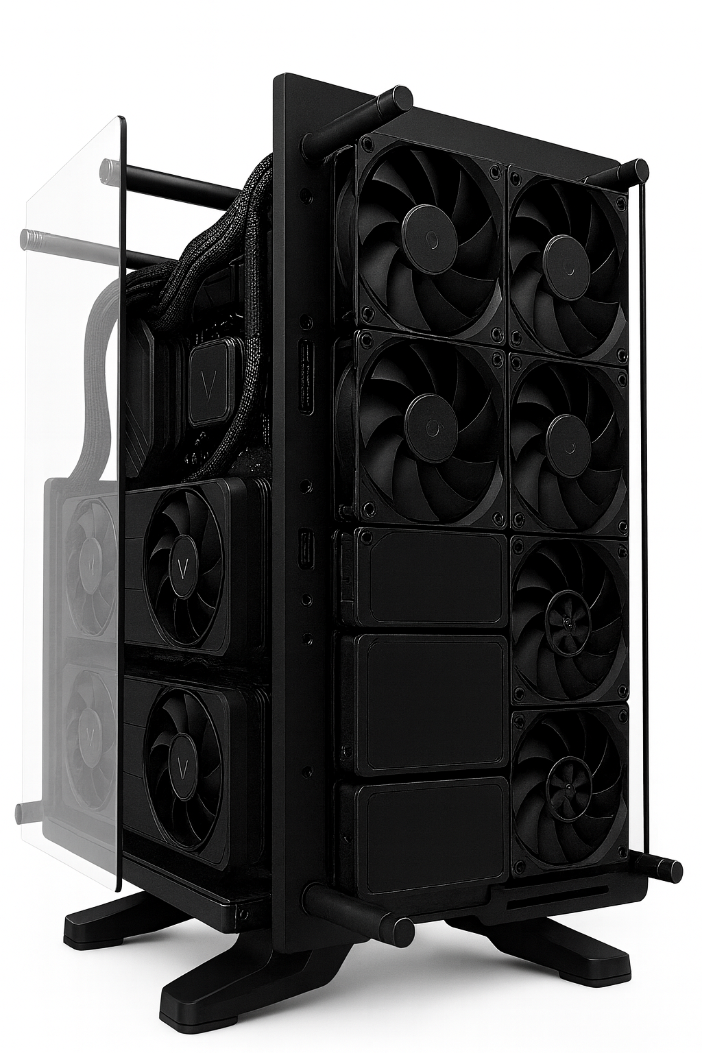 Origin workstation tower in light theme